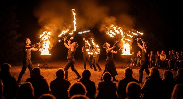 Spectacle de feu : la magie d'une animation inoubliable pour votre événement
